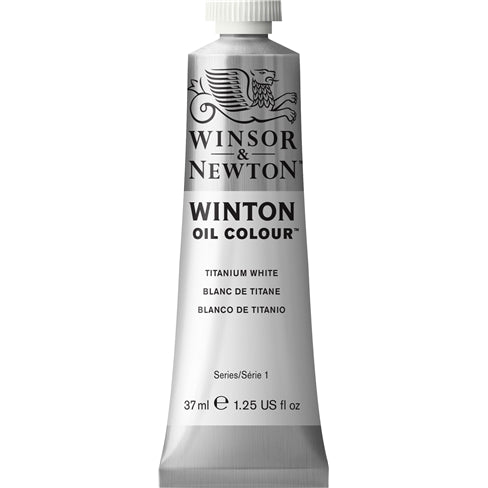 Oljna barva Winsor & Newton Winton 37 ml - Titanium white