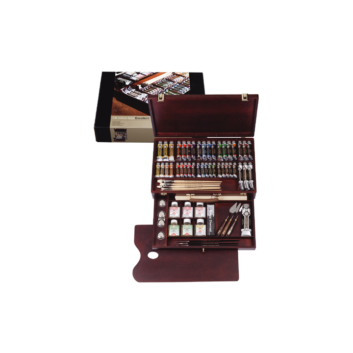 Oljne barve Rembrandt box excellent / 41 barv + pribor