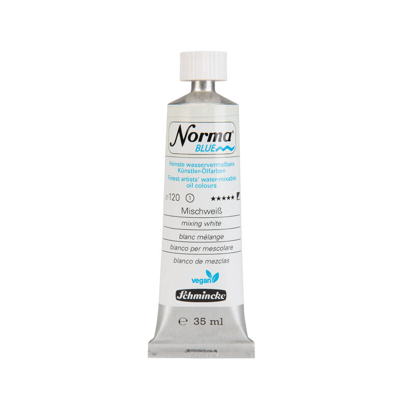 Oljne barve Schmincke Norma Blue 35 ml – 120 Mešalna bela