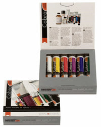 Oljne barve topne v vodi COBRA Set 6-20ml