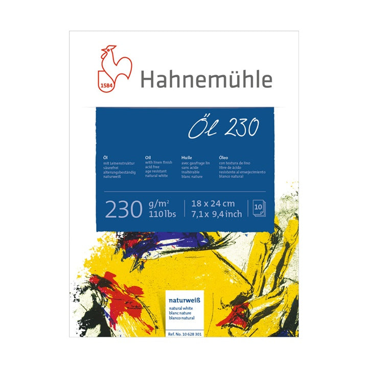 Oljni blok iz HAHNEMÜHLE 10 listov | različne dimenzije