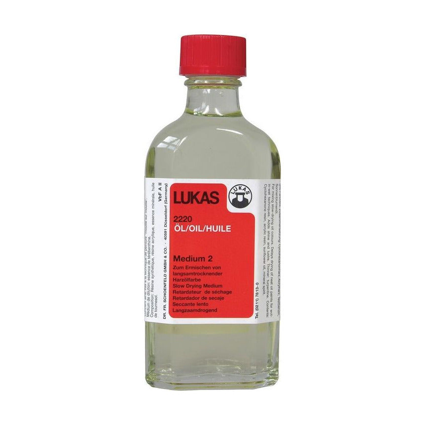Oljno medij LUKAS Medium 2 za slikanje moker na mokro 125 ml