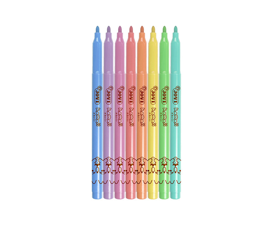 Otroški flomastri JOVI Kawaii / set 8 kosov - 3 mm