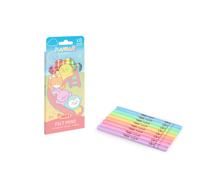 Otroški flomastri JOVI Kawaii / set 8 kosov - 3 mm