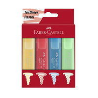 Označevalniki Faber-Castell 1546 Pastel / komplet 4 kos.