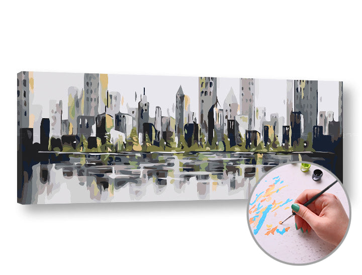 Paint by Numbers CITY - Srednja težavnost – pogled 2