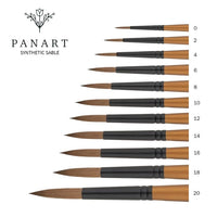 PanArt 1101 Okrogli čopič za akvarel | Različne velikosti – pogled 2