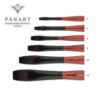 PanArt 3322 Ploski čopič za akrilne barve | Različne velikosti – pogled 2