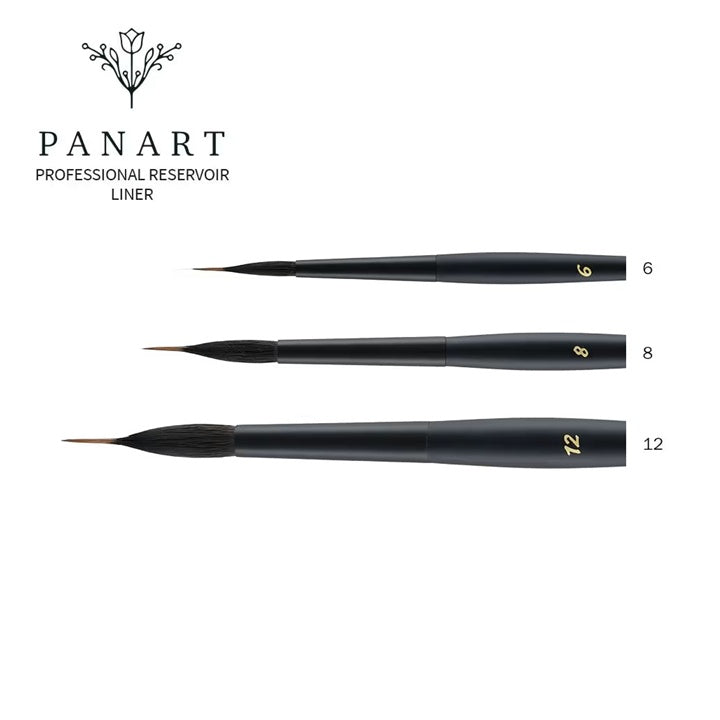 PanArt Reservoir Liner 1424 - Čopič za ostre linije | Različne velikosti
