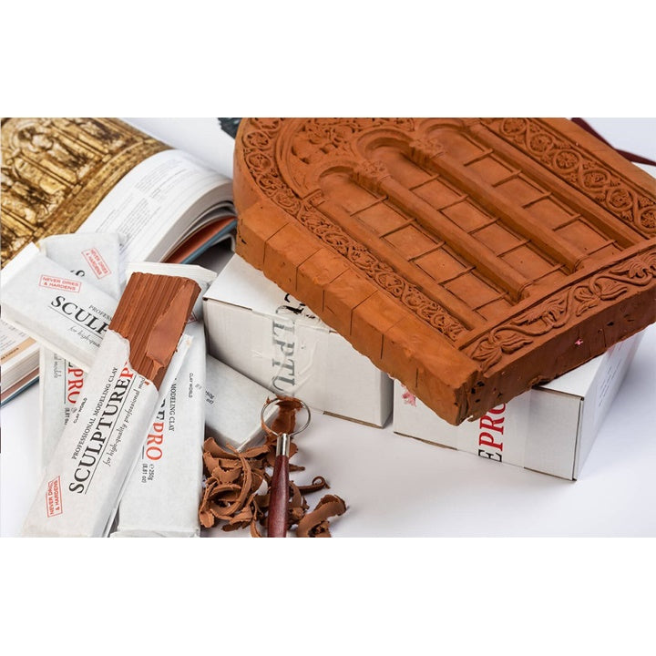 Papa's Clay Medium Terracotta Sculpting Clay | različne gramature – pogled 4