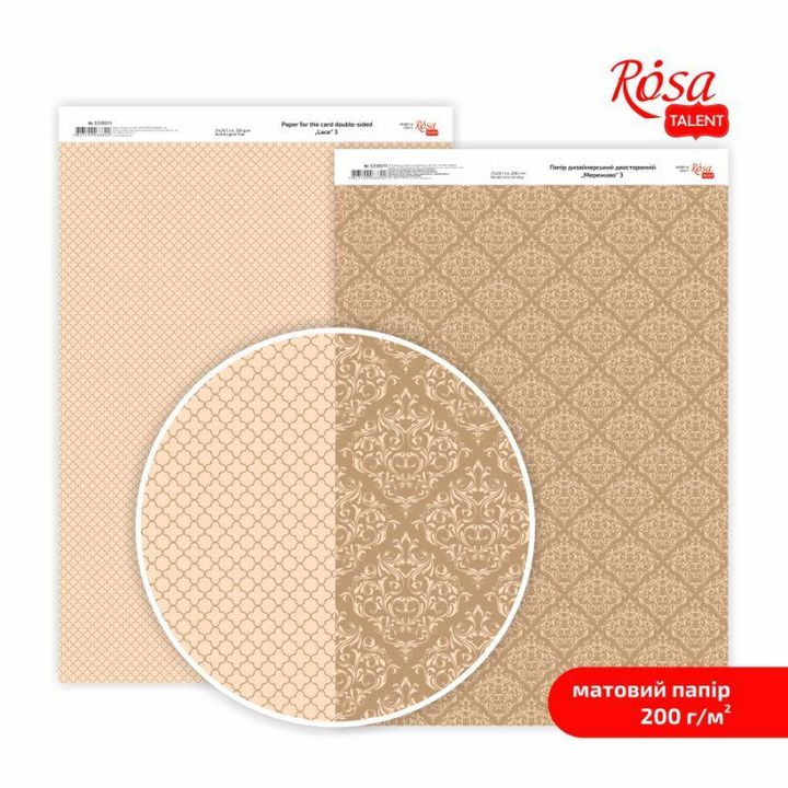 Papirji za scrapbooking Lace A4 – No. 3