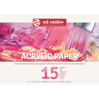 Papir za akrilne barve 15 listov | različni formati – pogled 3