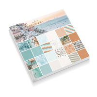 Papir za scrapbooking 24 listov 30.5 x 30.5 - Motiv morje
