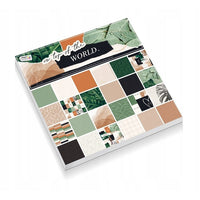 Papir za scrapbooking 24 listov 30,5 x 30,5 - Rastlinski motivi