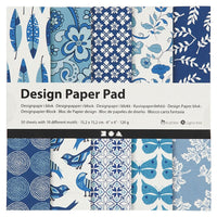 Papir za scrapbooking blue / 15.2 x 15.2 cm - 50 listov