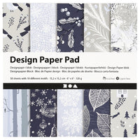 Papir za scrapbooking blue nature 15.2 x 15.2 cm - 50 listov