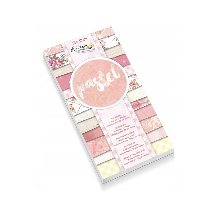 Papir za scrapbooking tehniko Craft Sensations 15x30 cm - 24 listov | različni dizajni – pogled 2