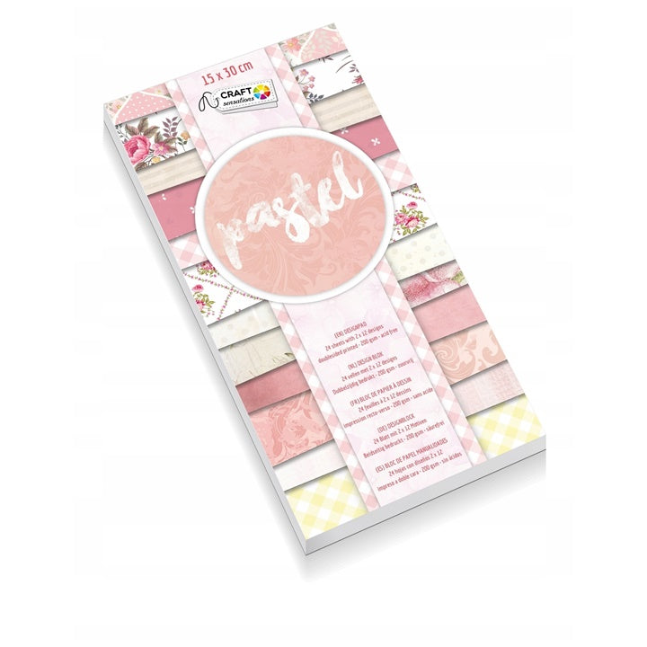 Papir za scrapbooking tehniko Craft Sensations 15x30 cm - 24 listov | različni dizajni – pogled 5