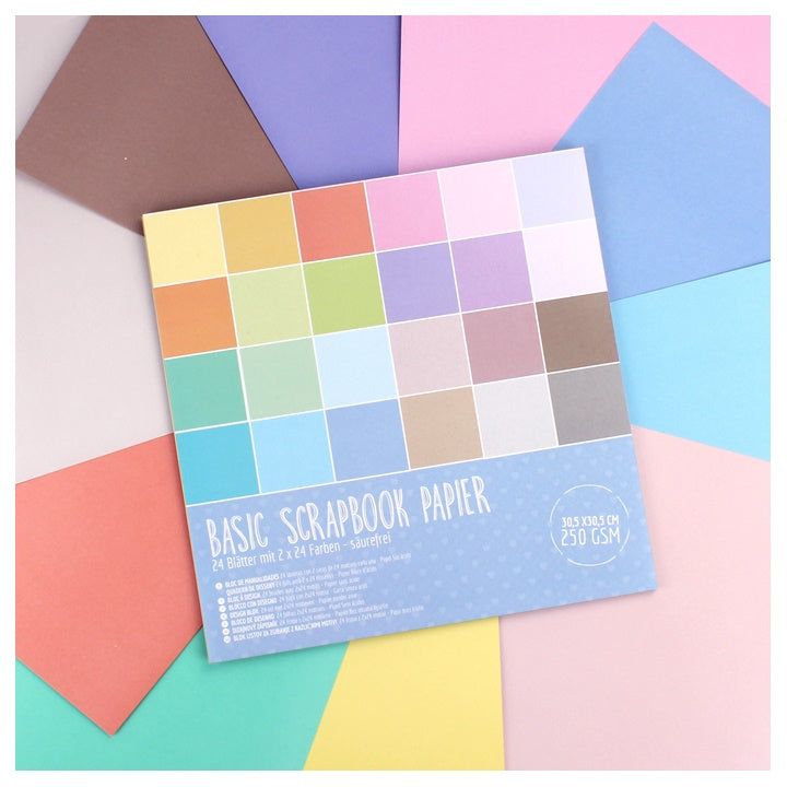 Papir za scrapbooking tehniko Craft Sensations 30.5x30.5 cm - 24 listov | različni dizajni – pogled 2