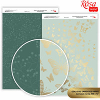 Papirji za scrapbooking Butterflies A4 | različni odtenki — slika 2