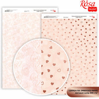 Papirji za scrapbooking Hearts A4 | različni odtenki — slika 5