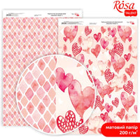 Papirji za scrapbooking Love Mood A4 | različni motivi — slika 5