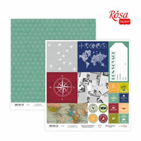 Papirji za scrapbooking 30.48 x 30.48 cm Make your journey