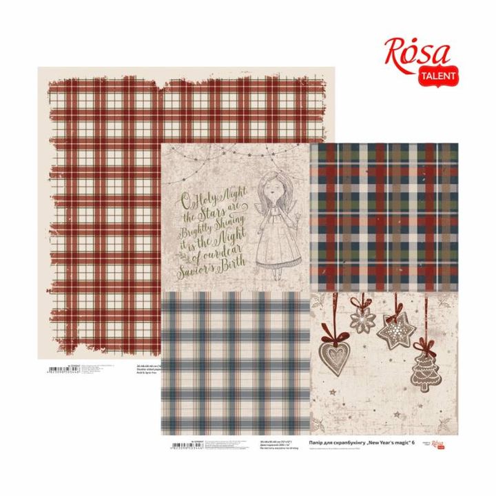 Papirji za scrapbooking 30.48 x 30.48 cm New Years magic | različni motivi — slika 3