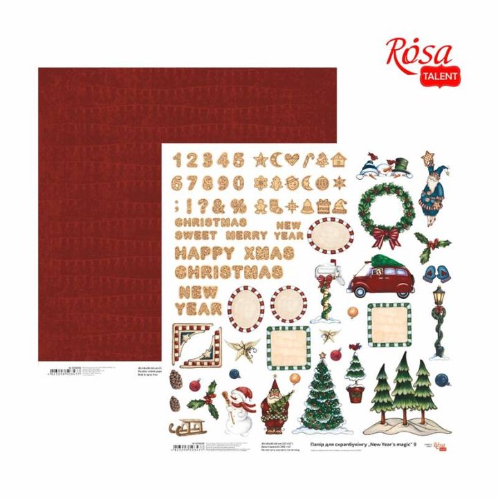 Papirji za scrapbooking 30.48 x 30.48 cm New Years magic | različni motivi — slika 5