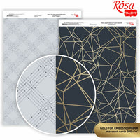 Papirji za scrapbooking Polygon A4 | različni odtenki — slika 2
