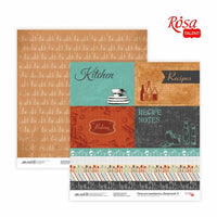 Papirji za scrapbooking 30.48 x 30.48 cm Recipe book | različni motivi — slika 6