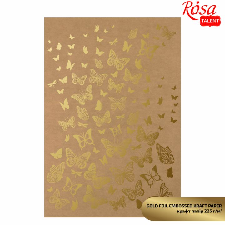Papirji za scrapbooking s kovinskimi elementi A4 | različni motivi — slika 3