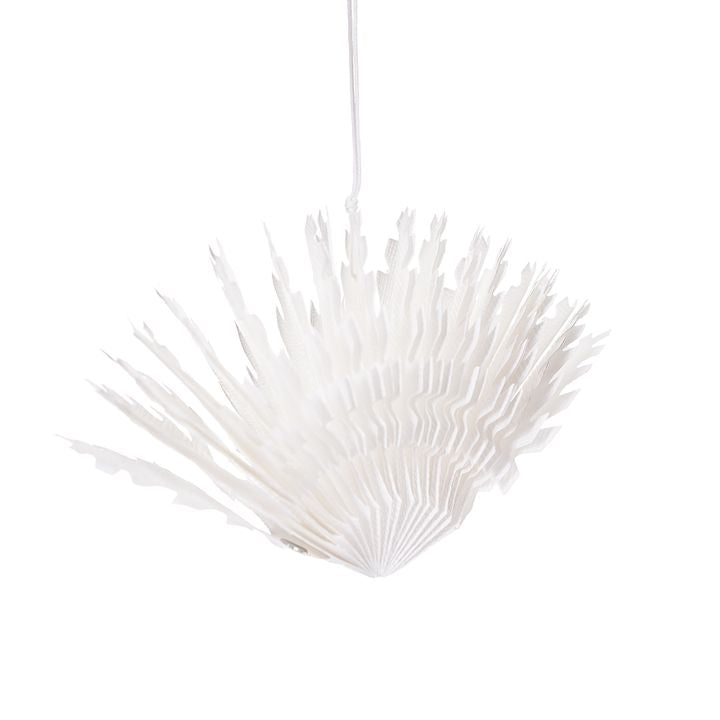 Papirnata dekoracija snežinka 20 cm — slika 3