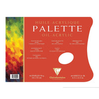 Papirnata slikarska paleta Clairefontaine 90 g/m2 - 24 x 32 cm, 40 listov