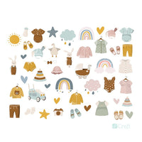 Papirnati izrezki Baby - komplet 50 kosov – pogled 2