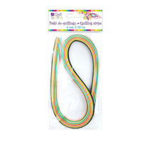 Papirnati trakovi za quilling 6 mm, 108 kosov, pastelni odtenki