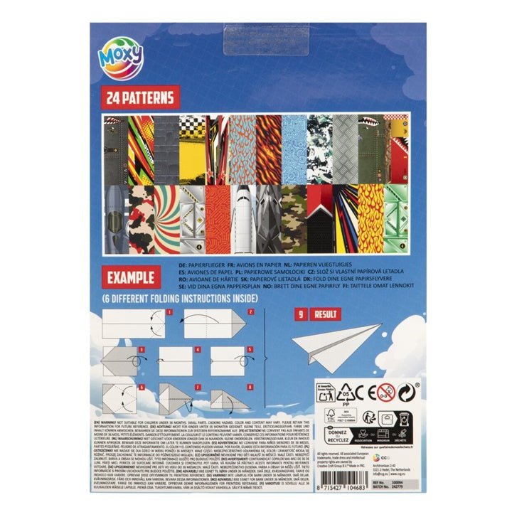 Papirni blok Papirna letala 25x18 cm 24 listov – pogled 2