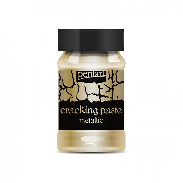 Pasta za izdelavo učinka razpok kovinska Pentart 100 ml | različne barve – pogled 3