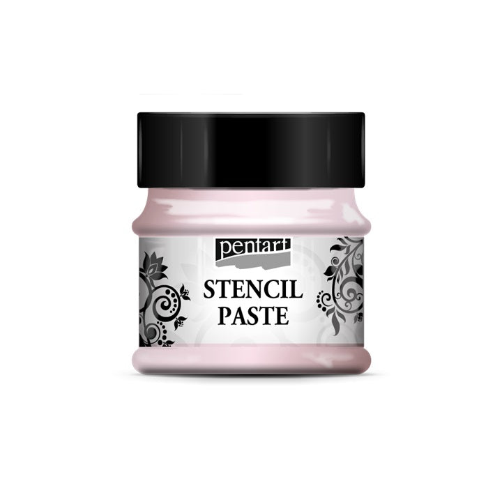 Pasta za šablone biserna Stencil Paste Pentart 50ml – ice flower