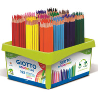 Barvice GIOTTO Colors 3.0 šestrobez - šolsko pakiranje 192 kos