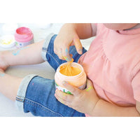 Pastelne otroške prstne barve MUCKI / komplet 6 x 150 ml — slika 3