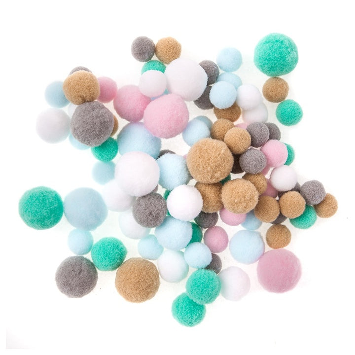 Pastelni pliš Pom Poms