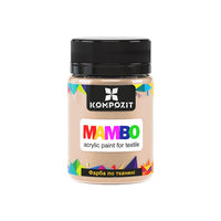 MAMBO Pastelna akrilna barva za tekstil in usnje 50ml – 102 vanilija
