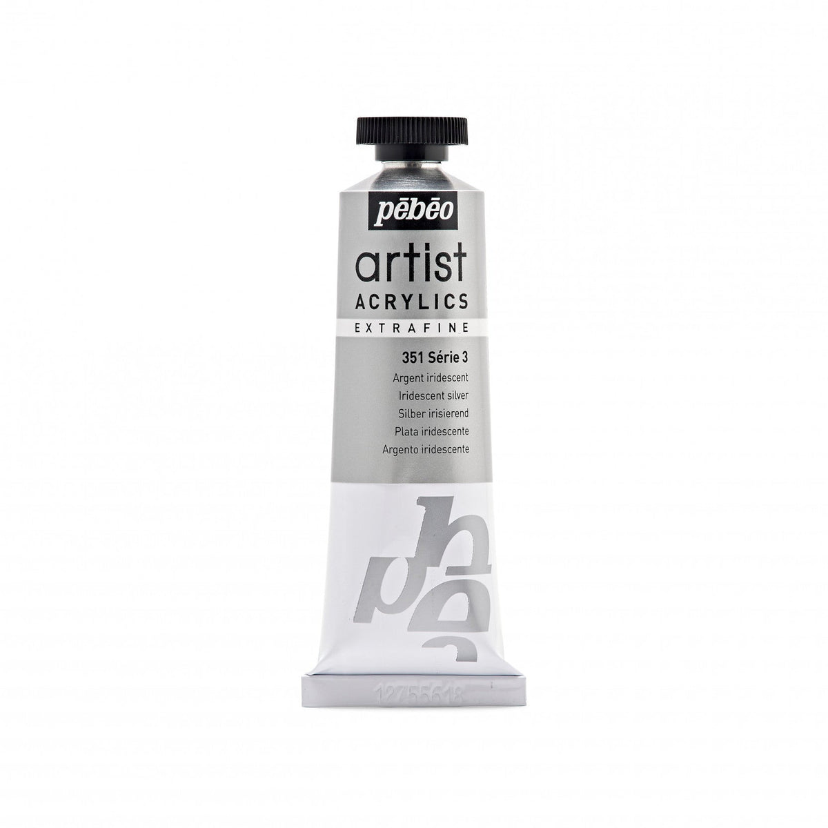 Pebeo Artist akrilna barva 37 ml – Srebrna