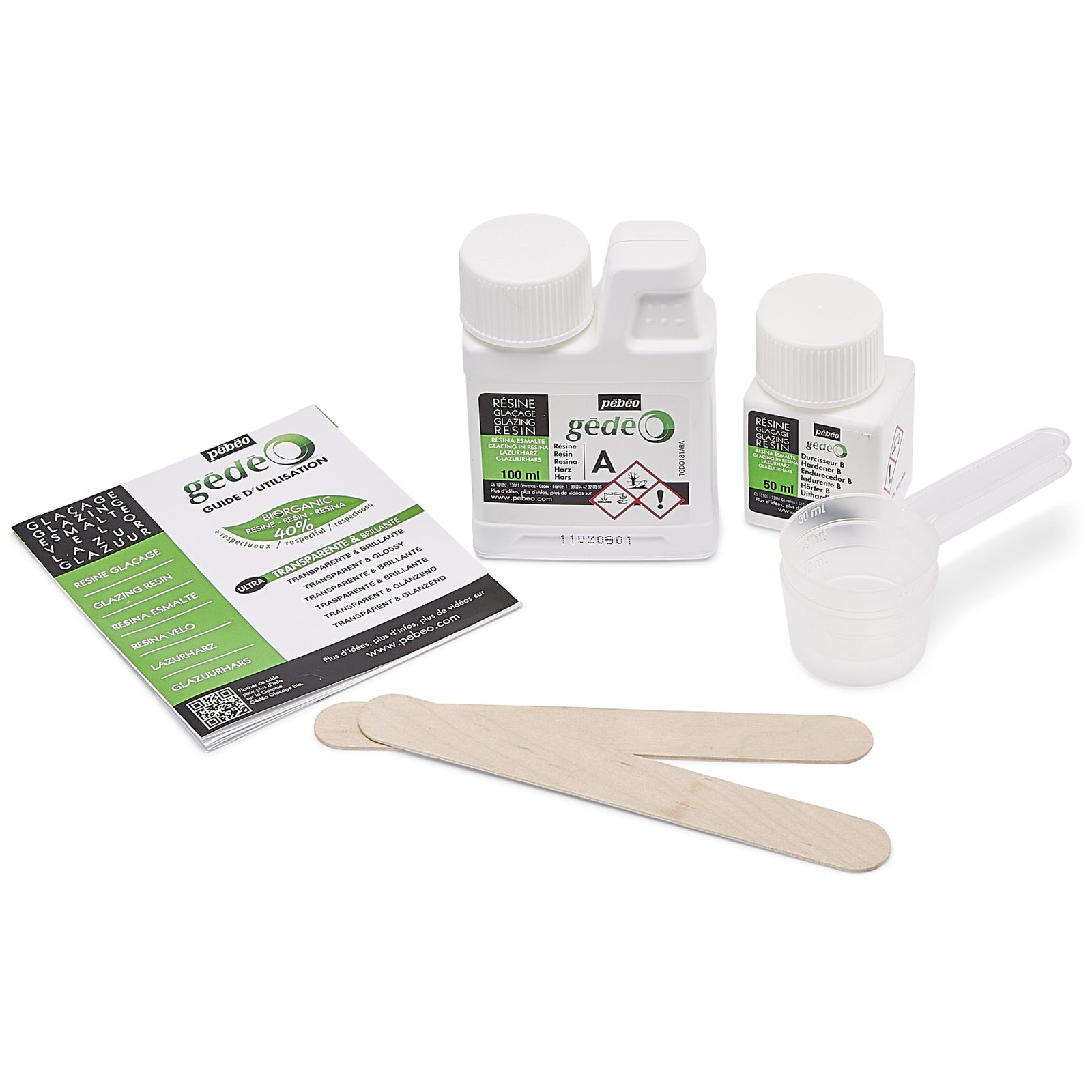 Pebeo Gédéo BIO kristalna smola 150 ml prozorna