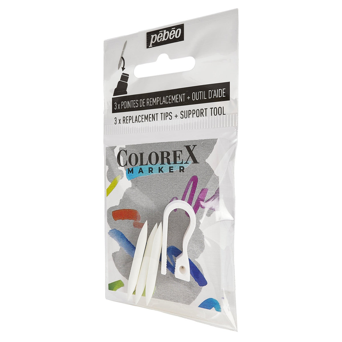 Pebeo Colorex komplet nadomestnih konic za flomastre 1 mm – 3 kos