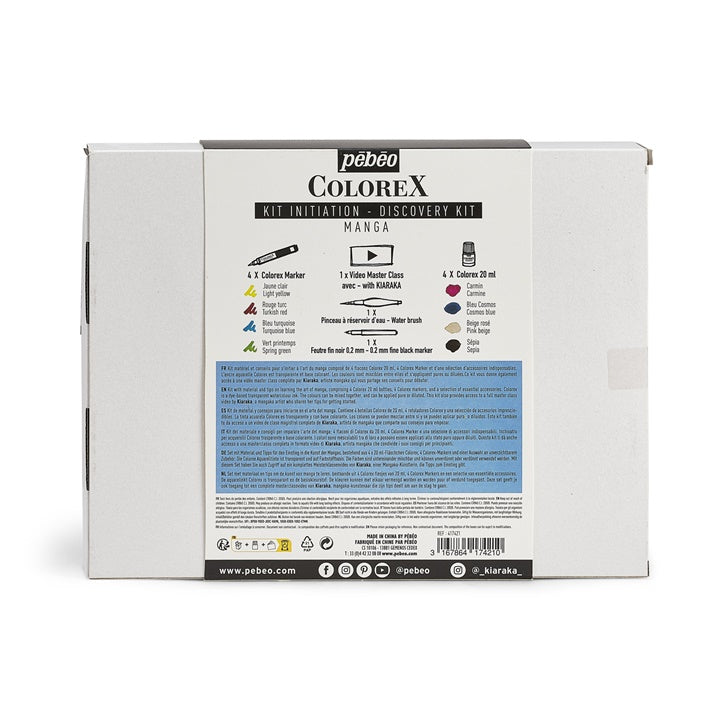 Pebeo Colorex Manga set – pogled 3