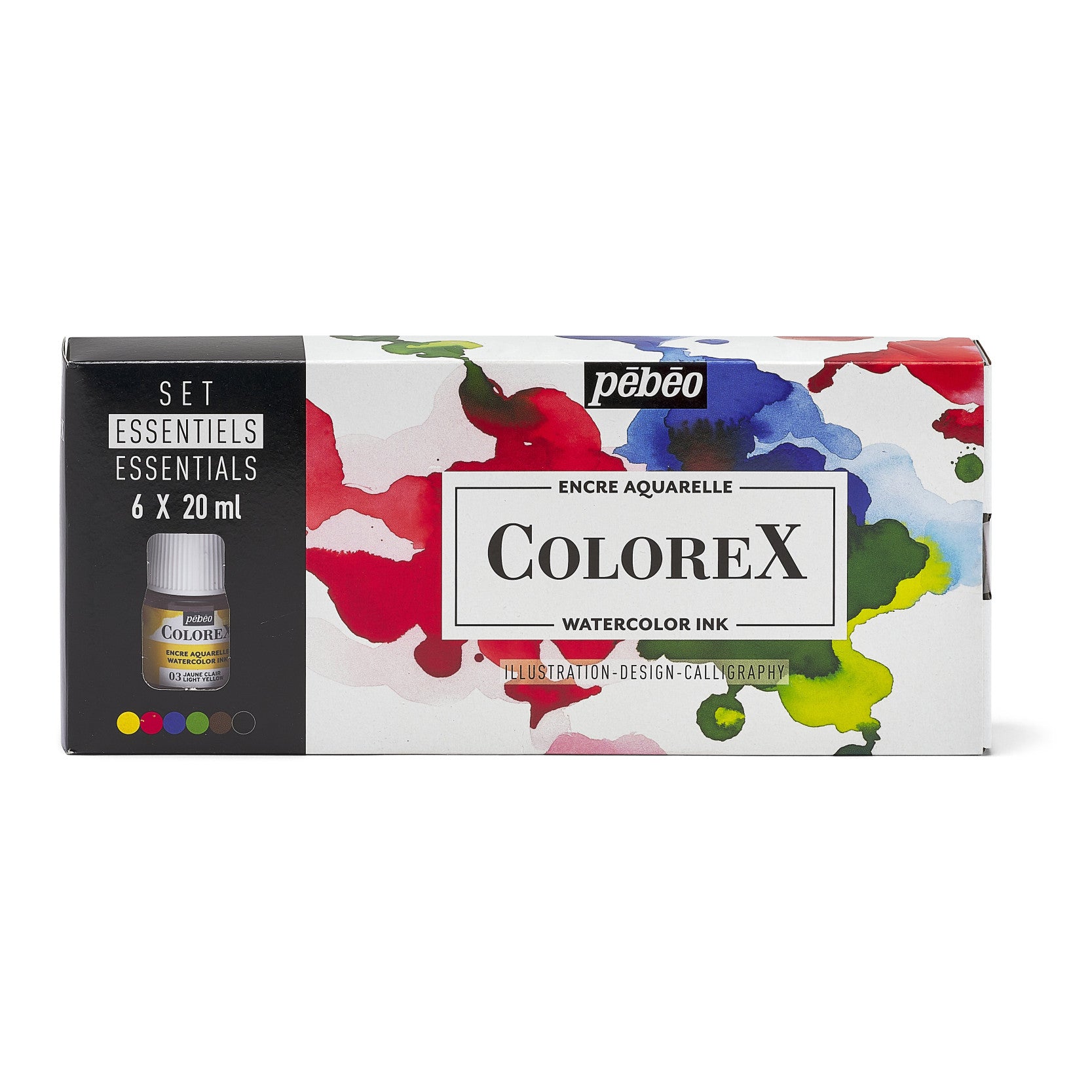Pebeo Colorex set akvarelnih barv 6 x 20 ml