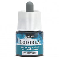 Pebeo Colorex tekoči akvarel 45 ml – Steklenično zelena