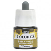 Pebeo Colorex tekoči akvarel 45 ml – Zeleno zlata